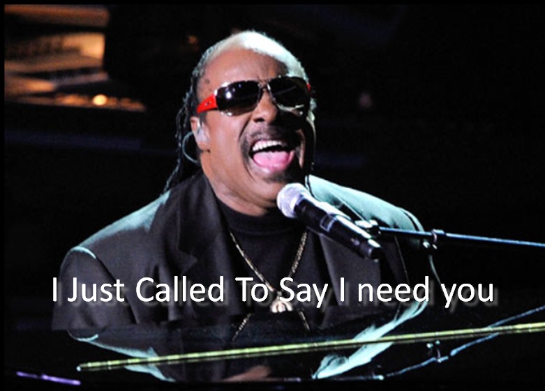 I JUST CALLED TO SAY I NEED YOU